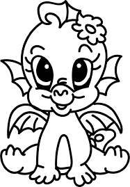 And we have a bunch of them. Cartoon Baby Dragon Coloring Pages 101 Coloring
