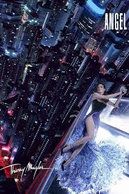 F Is For Fantastical And Futuristic Intergalactic Goddess Wear From Thierry Mugler S Angel Ads On Display At The Bay Mugler Angel Angel Perfume Thierry Mugler