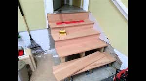 1 or 2 step handrail , garage steps, solid steel ,wrought iron , deck , walkway, sturdy safety rail black metal modern, outdoor or indoor. Diy Replace Garage Stairs Youtube