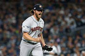 After the astros lost, cole's statements (and apparel) revealed he was already looking ahead to his future with a different team. Astros Gerrit Cole Continues Historic Dominance Beats Yankees In Alcs Game 3 Los Angeles Times