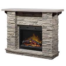 Dimplex Featherstone Man Made Stone Mantel Electric Fireplace Gds26l5 1152lr Goedekers Com Stone Electric Fireplace Electric Fireplace Fireplace