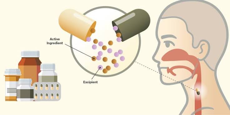 Illustration representing the kidneys' role in filtering and clearing medicine from the bloodstream