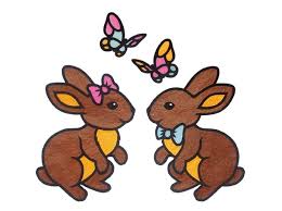 Ostern im fenster kostenlose bastelvorlage fur neogrun fingermalfarben. Fensterbild Osterhasen Bastelvorlagen Mit Anleitung