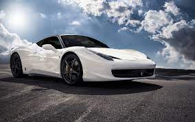 Ferrari 458 Italia Wallpaper White Wallpaper