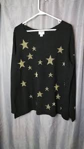 Black And Gold Sweater Women S Old Navy Sweater Women S Xxl 2x Black Sweater With Gold Stars Comfy Fashion Clothing Shoes Accessories Womensclot Sweaters Black Sweaters Navy Sweaters