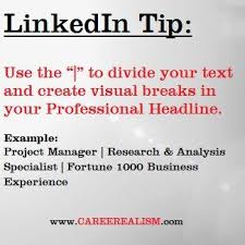 A Tip To Make Your Headlines More Professional In Linkedin Linkedin Tips Job Interview Advice Job Search Tips