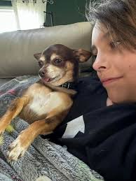 He stuck his tongue out at me lol