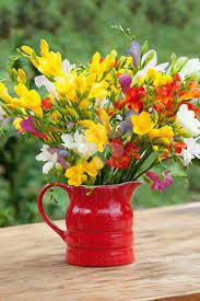 Pin By Pueng Janji On Flowers Freesia Flowers Fragrant Flowers Beautiful Flower Arrangements