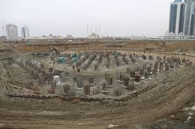 Construction started on 2 january 2016, and as of september 2016, the piling work was completed. Otchet So Strojploshadki Mfk Ahmat Tauer Raboty Po Srubke Ogolovkov Svaj Zaversheny Smart Building Development And Construction