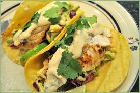 Best fish for fish tacos: Grilled Fish Tacos W Baja Sauce The Grateful Girl Cooks