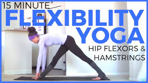 Openness in the hips, quads, and hamstrings can enhance any athletic endeavor. 15 Minute Yoga For Flexibility Hip Flexors Hamstrings Youtube