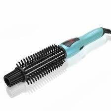 Keep your hair straight with a flat iron brush. Generic Phoebe Curling Iron Brush Dual Voltage Travel 1 Inch Ceramic Tourmaline Ionic Hair Curler Hot Brush Professional Anti Scald I