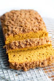 Pumpkin Bread With Cinnamon Sugar Streusel Peas And Crayons