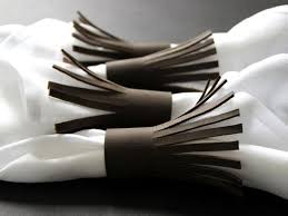 Here are 12 diy napkin rings for every lunch and dinner occasion 1 splatter paint on beads for colorful diy napkin rings! Make Leather Fringe Napkin Rings Diy