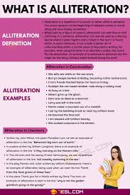 Alliteration Definition And Examples Of Alliteration In Conversation Literature In 2020 Alliteration What Is Alliteration Good Grammar