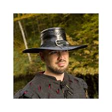 Fiddled with the positioning, just might work properly with arthas and the paladins now. Leather Witch Hunter Hat In Black By The Sword