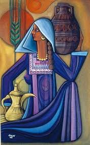 الفنان كامل المغني art palestine art egyptian art