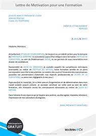 Par contre, la lettre de motivation formation développe votre projet professionnel et place l'organisme de formation au cœur de ce. Exemple De Lettre De Motivation Formation Deaes Comment Commencer Sa Lettre De Motivation Pour Une Formation Professionnelle