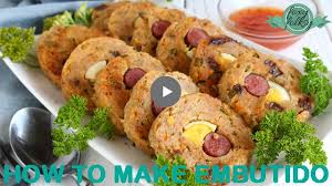 Embutido Recipe Filipino Style Pork Meat Loaf Recipe Embutido Recipe Pork Embutido Recipe Pork Meat