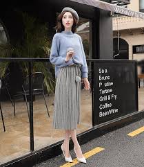 10 cách mix áo len phong cách Hàn Quốc sang xịn mịn