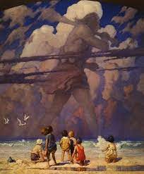 The children's book author and illustrator howard pyle was his teacher. The Giant Newell Convers Wyeth Oil On Canvas 1923 70 X 62 Art