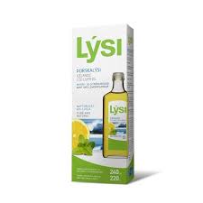 Ulei Din Ficat De Cod Lysi Cu Aroma Lamaie Si Menta 240 Ml Pret 42 4 Lei Farmacia La Pret Mic