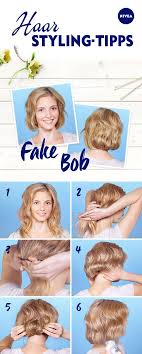 fake bob so schummeln sie lange haare kurz nivea haare selber schneiden haare selber schneiden anleitung lange haare