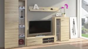 Der schrank ist 4 teilig und deshalb auch getrennt aufstell. Wohnwand Rumba Anbauwand Wohnzimmer Wohnkombi In Sonoma Eiche 270 Cm