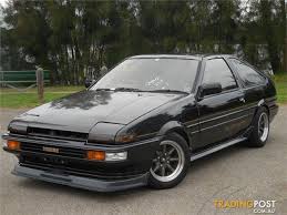 Black (duh!) paint in colorcode (204) that was not available on the normal lineup. Ae86 Albumccars Cars Images Collection