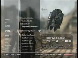 I liked the ebony mail, but i always thought it should be light armor because of it's stealth orientation, now it is. Skyrim Ebony Mail Youtube