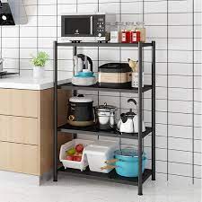 Maybe you would like to learn more about one of these? Multipurpose Kitchen Storage Shelf Organizer Rack With Movable Wheels Buy Metal Storage Rack Metal Rack With Wheels Stainless Steel Kitchen Storage Rack 3 4 5 Layer Folding Kitchen Shelf Floor Pot Microwave Oven Kitchen Supplies