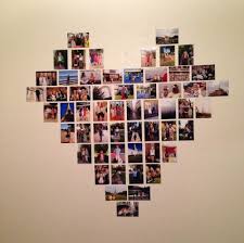 Another Heart Photo Collage This One Uses 34 Portrait Photos And 20 Landscape Photos Heart Photo Collage Heart Photo Walls Heart Collage