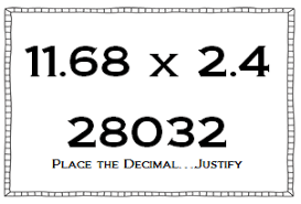 Count the spots behind the decimals. Multiplying And Dividing Decimals Using Number Sense Math Coach S Corner