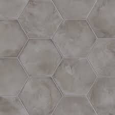 Marca Corona Terra Antracite Esagonale 25x21 6 Cm 0093 Feinsteinzeug Zement Effekt 25x21 6 Im Angebot Auf B Hexagon Fliesen Bodenfliesen Bad Sechseck