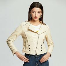 Women S Slim Fit Leather Jacket Plus Size Au In 2020 Casual Coats For Women Faux Leather Biker Jacket Leather Jacket Shopping