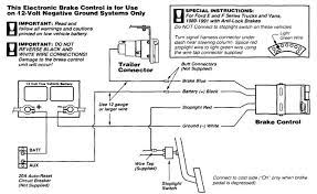 Some also have side markers and running lights. Trailer Brake Control Wiring Diagram