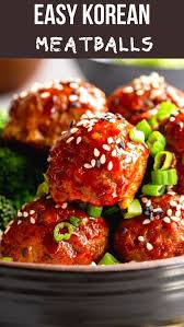 Korean Meatballs Recipe Recipes Beef Recipes Dinner Recipes