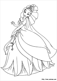 Coloriages gratuits de bébé princesse à télécharger ou à imprimer. Coloriage Princesse Barbie