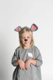 If you give a mouse a cookie costume is simply put together a denim bib overall and mouse nose and ears! Diy Animal Headwraps Part 1 The House That Lars Built Animal Costumes Diy Diy Costumes Kids Animal Costumes