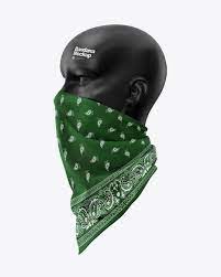 Download Bandana Face Mask Mockup Clothing Mockup Design Mockup Free Mockup Free Psd