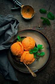 Vegan Mango Ice Cream Recipe Binjal S Veg Kitchen Recipe Mango Ice Cream Recipe Vegan Mango Ice Cream Mango Ice Cream