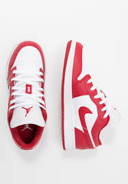 Pick up some air jordan low noble red,black,and white from nike quality was a1 on these joints. Jordan Air 1 Low Unisex Basketballschuh Gym Red White Rot Zalando De