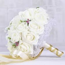 Commander un bouquet de tulipes en ligne chez téléfleurs. Bouquets De Mariage Blanc Fait A La Main Fleur De Mariee Cadeaux De Fete De Mariage Accessoires De Mariage Fleurs Poires Perlees Av Cdiscount Maison