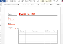 Get paid easily · customisable invoices · recurring invoices Standard Business Invoice Template For Word