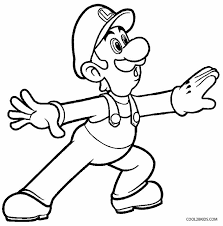 There are several games, including mario brothers, super mario bros. Printable Luigi Coloring Pages For Kids
