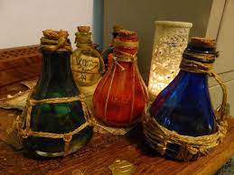 Skyrim Inspired Potion Bottles Damage Magicka Or Potion Of Healing Skyrim Cosplay Potion Bottle Skyrim