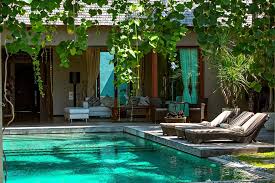 In Bali A Beach Town Compound Pool House Designs Pool Houses Bali House