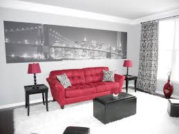 The sofas are matched by patterned white. Red And White Modern Living Room Ideas Paint Decor Art From Red And White Modern Living Room Pictures