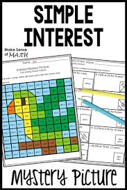 Check Out This Fun Simple Interest Activity Your 7th Grade 8th Grade Alg Simple Interest Activity Maths Activities Middle School Middle School Math Stations