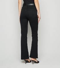 Livraison et retours gratuits disponibles. Jean Bootcut Noir A Taille Ajustee New Look